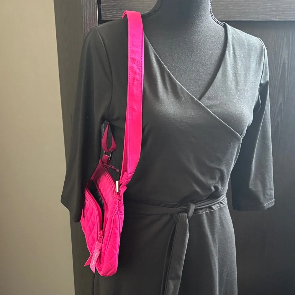 Vera Bradley Little Hipster Crossbody Bag in Fuchsia - Picture 7 of 8